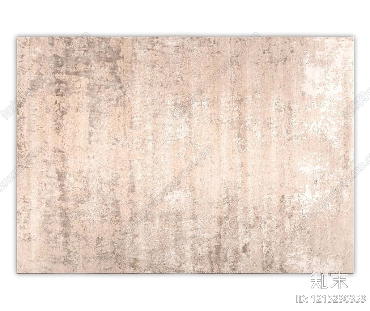 侘寂风毛绒地毯3D模型下载【ID:1215230359】