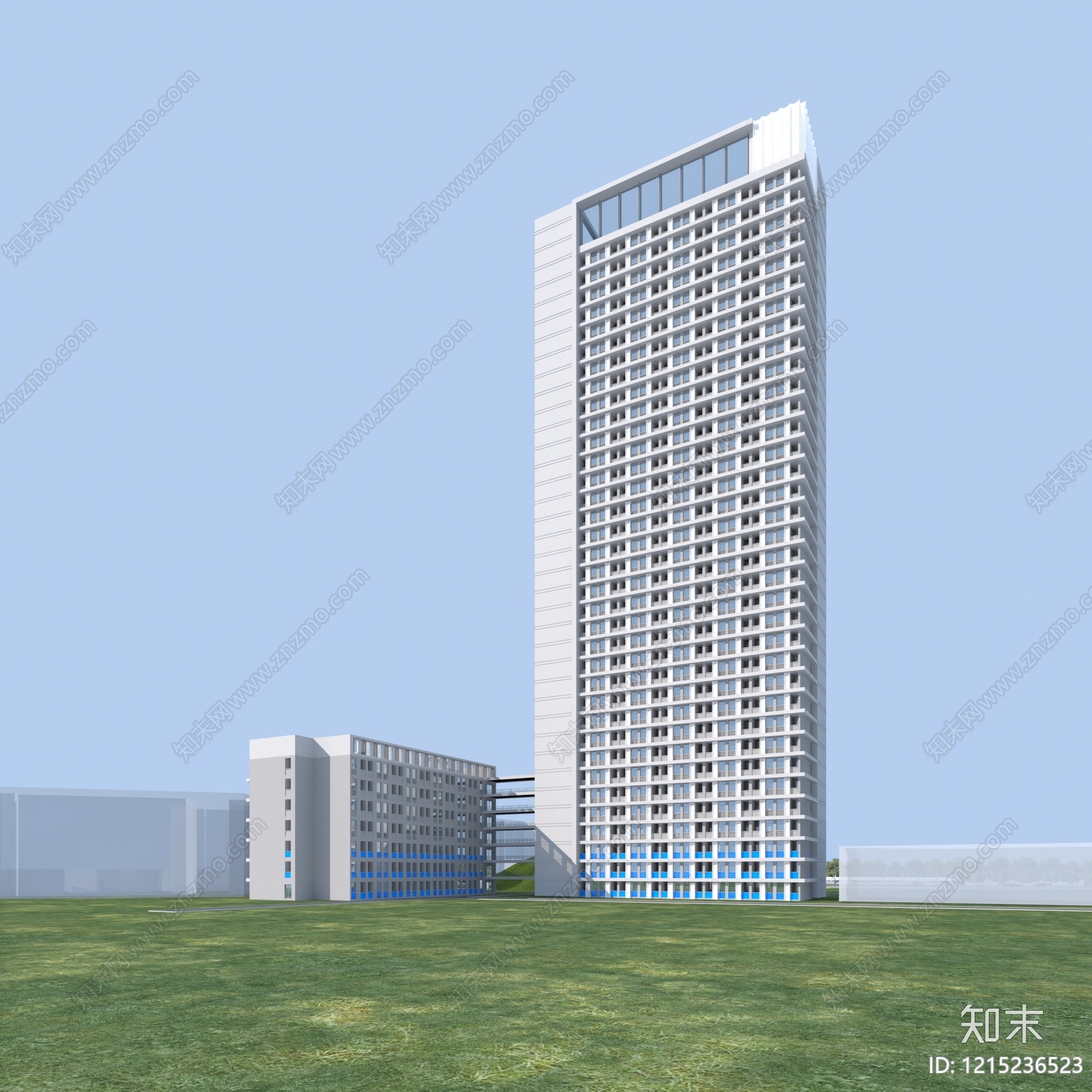 现代主义学生宿舍3D模型下载【ID:1215236523】