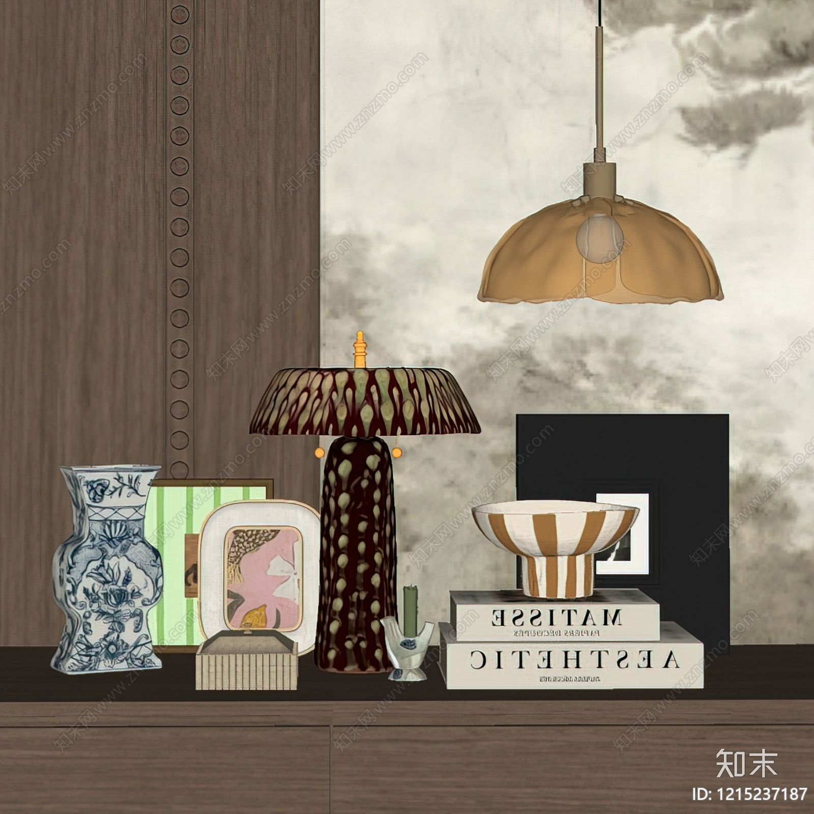 中古风摆件组合SU模型下载【ID:1215237187】