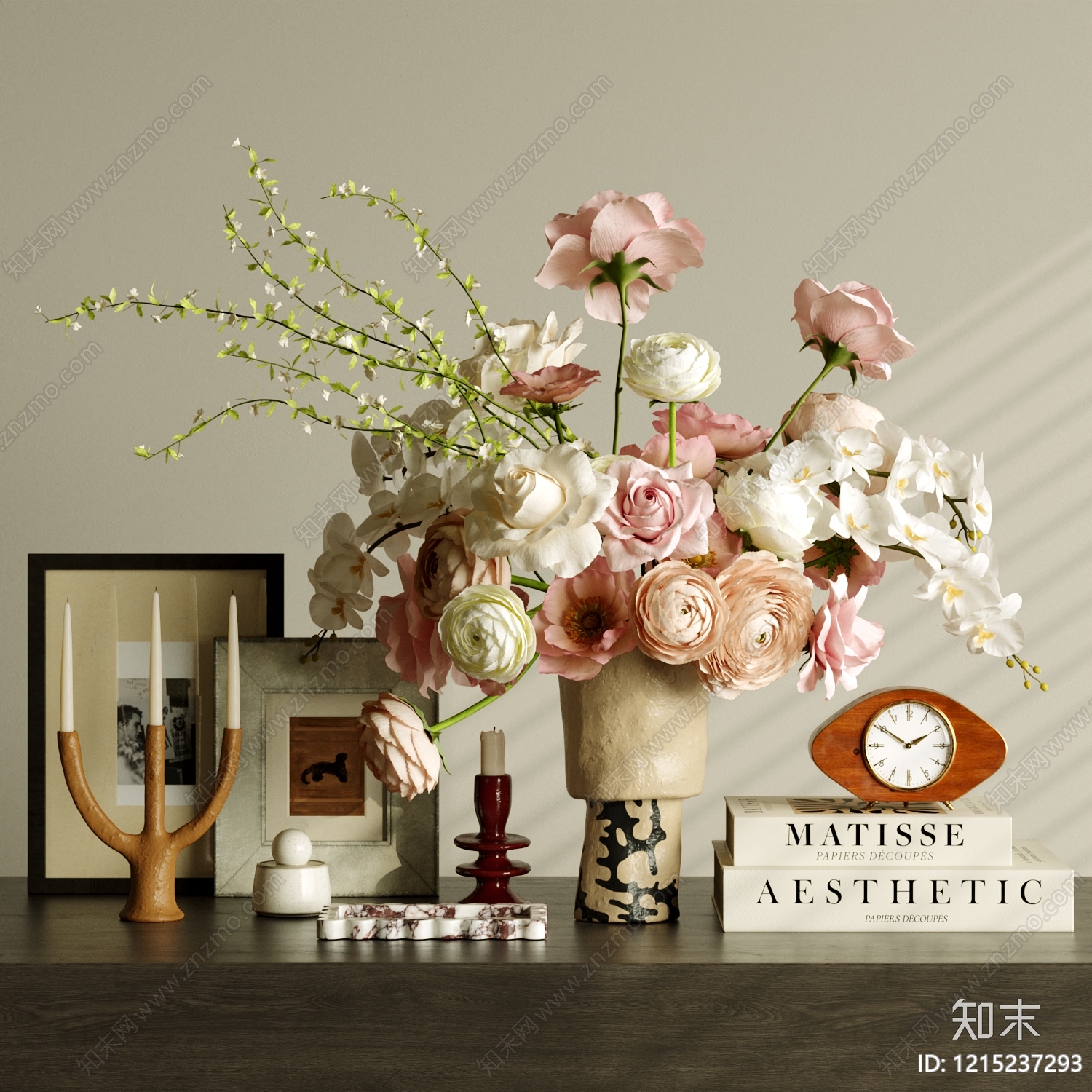 中古风摆件组合SU模型下载【ID:1215237293】
