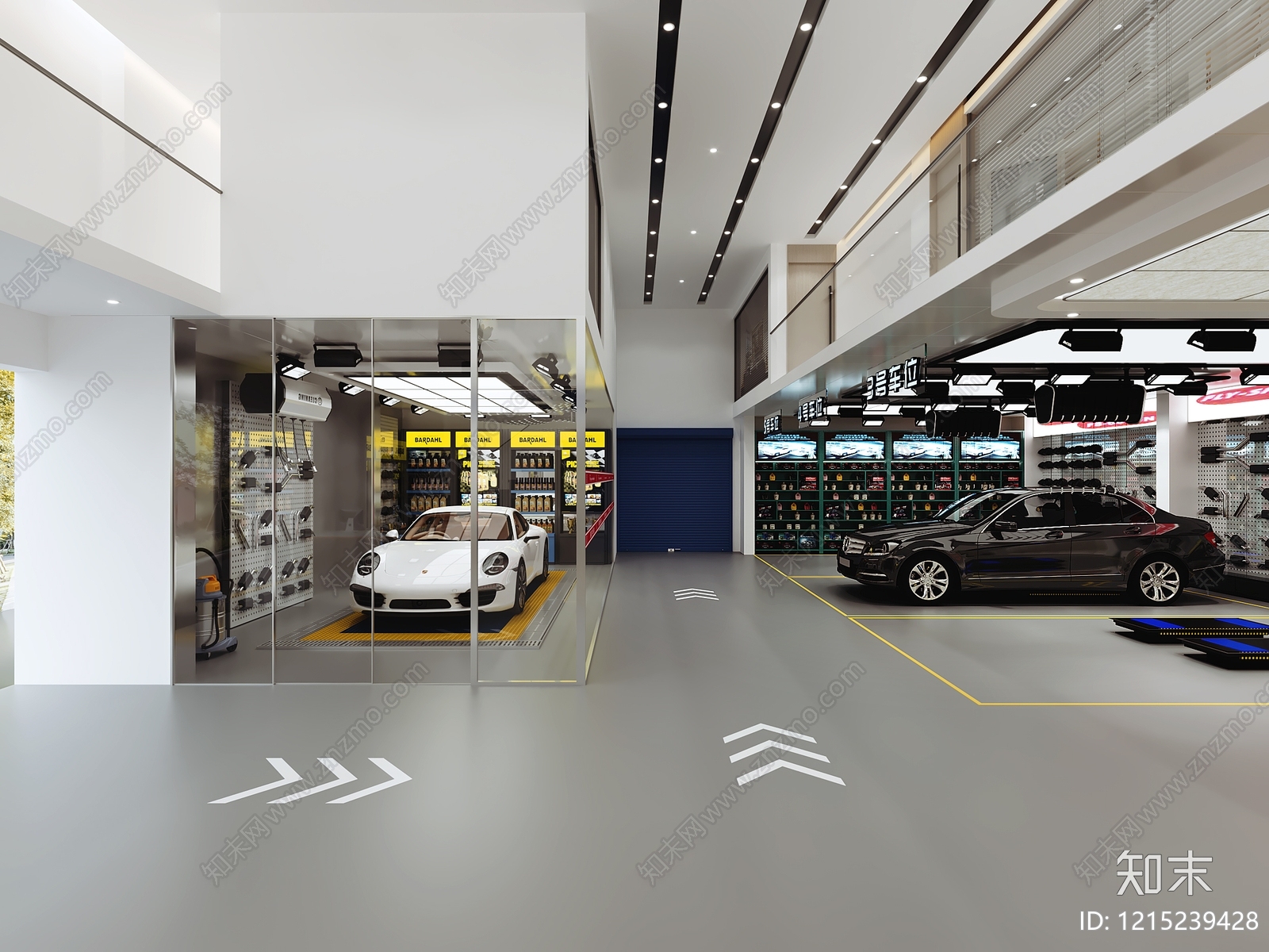 现代简约其他商业空间3D模型下载【ID:1215239428】