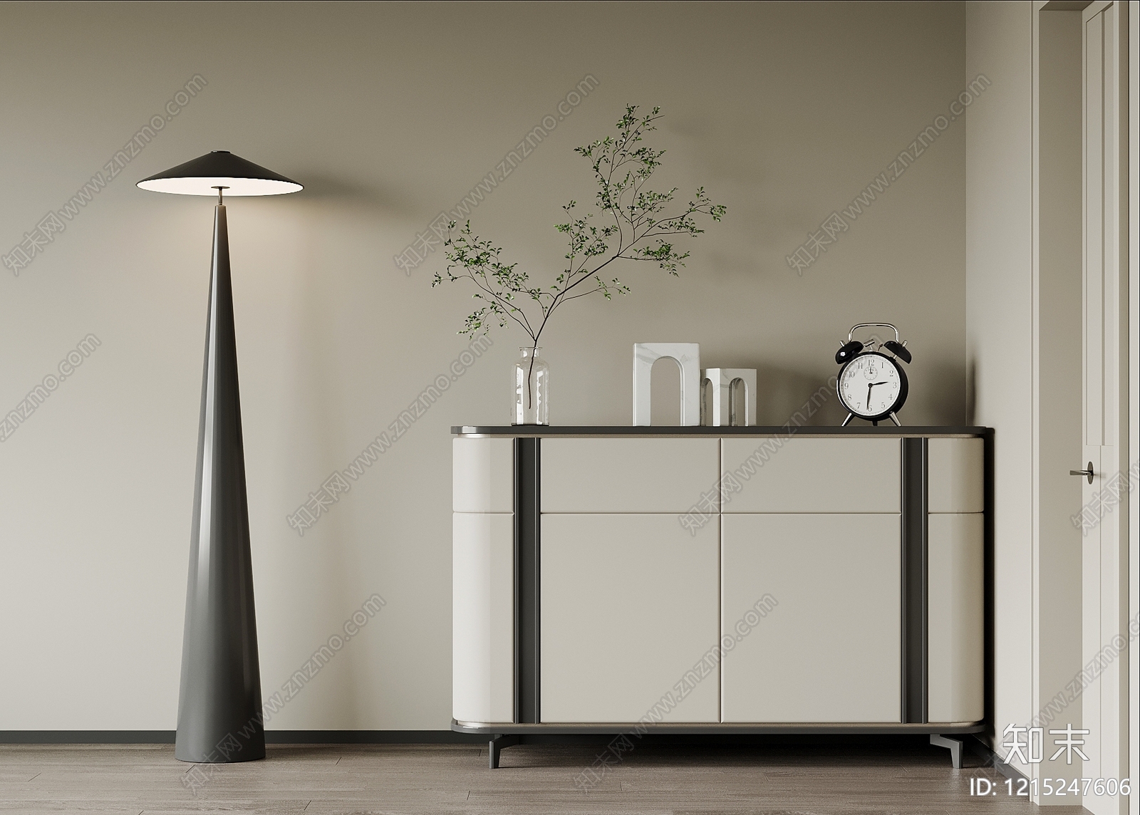 现代简约玄关3D模型下载【ID:1215247606】