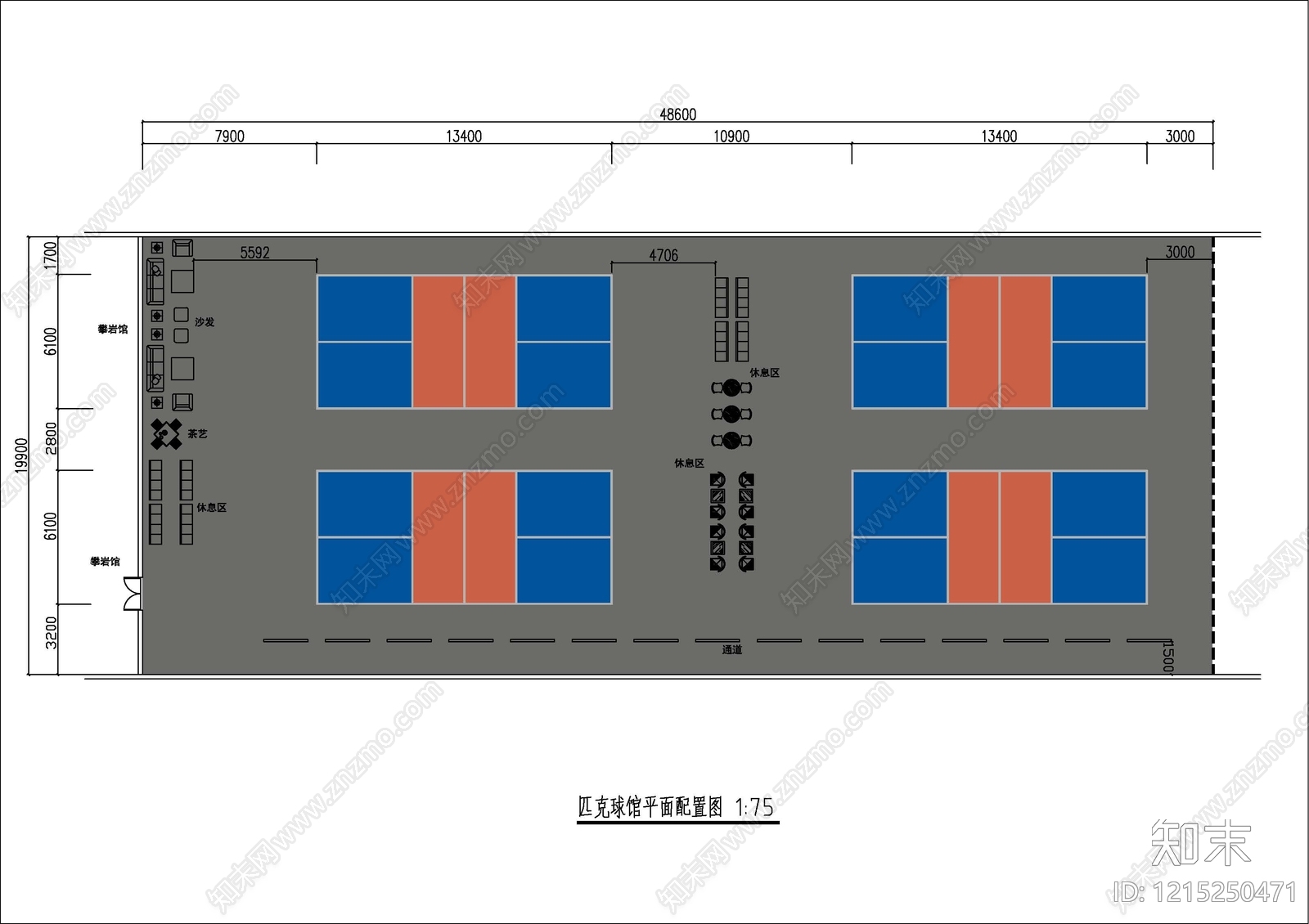 现代体育馆施工图下载【ID:1215250471】