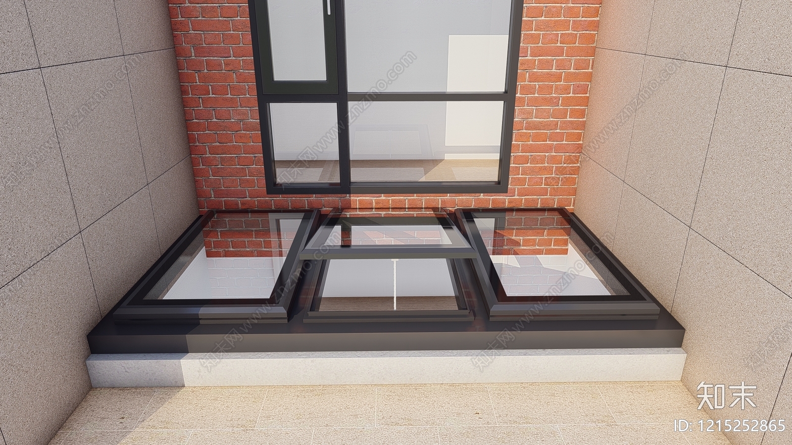 现代简约天窗SU模型下载【ID:1215252865】
