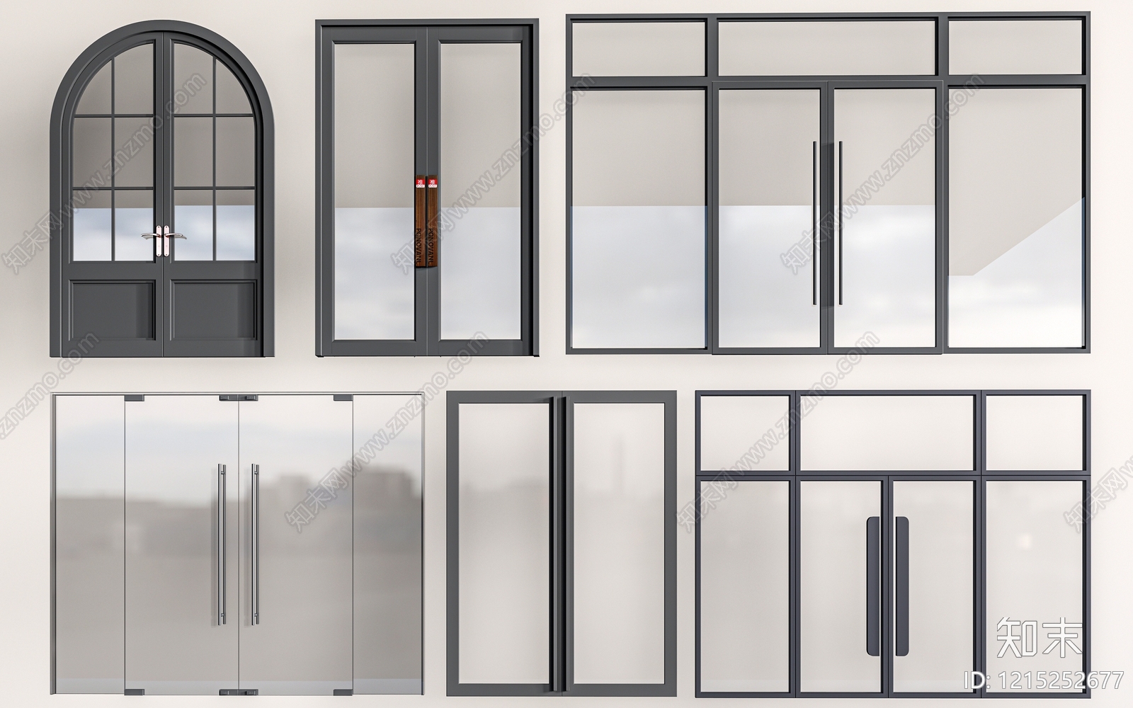 现代简约门把手SU模型下载【ID:1215252677】