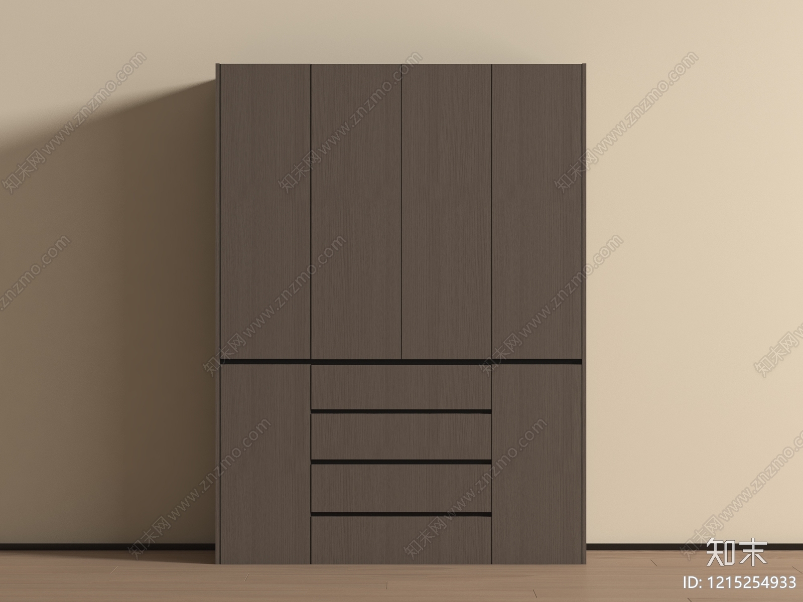现代简约衣柜SU模型下载【ID:1215254933】