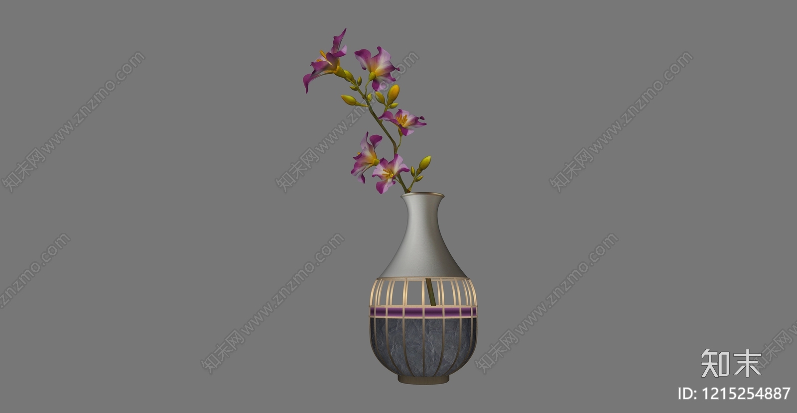 新中式花瓶SU模型下载【ID:1215254887】