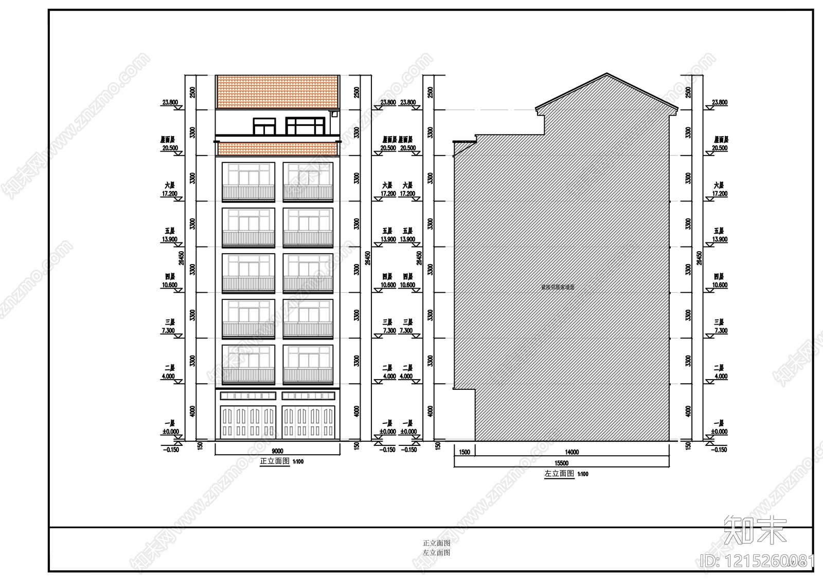 现代其他居住建筑cad施工图下载【ID:1215260081】