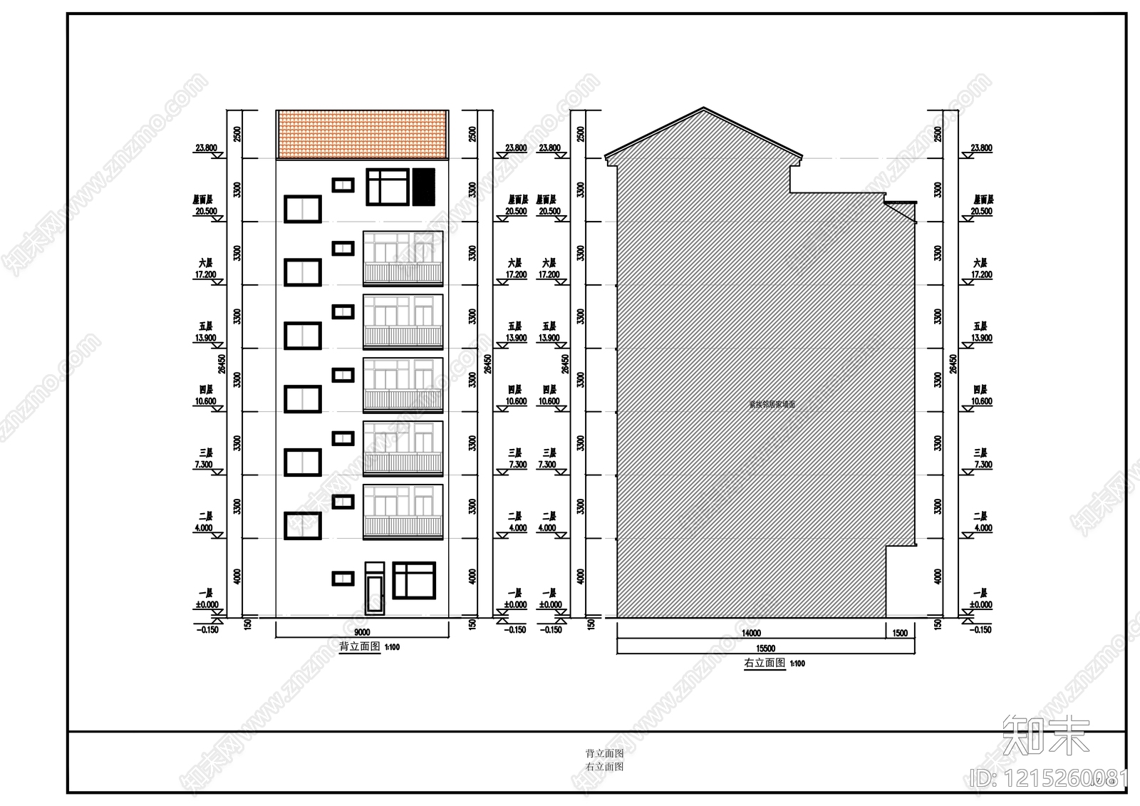 现代其他居住建筑cad施工图下载【ID:1215260081】
