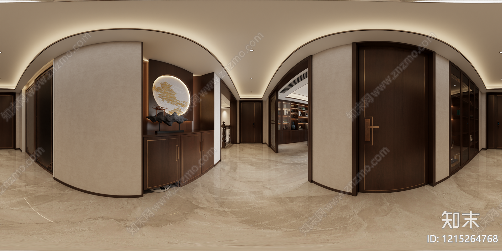 新中式茶室3D模型下载【ID:1215264768】