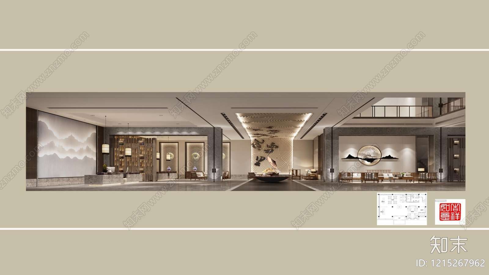 新中式现代酒店下载【ID:1215267962】