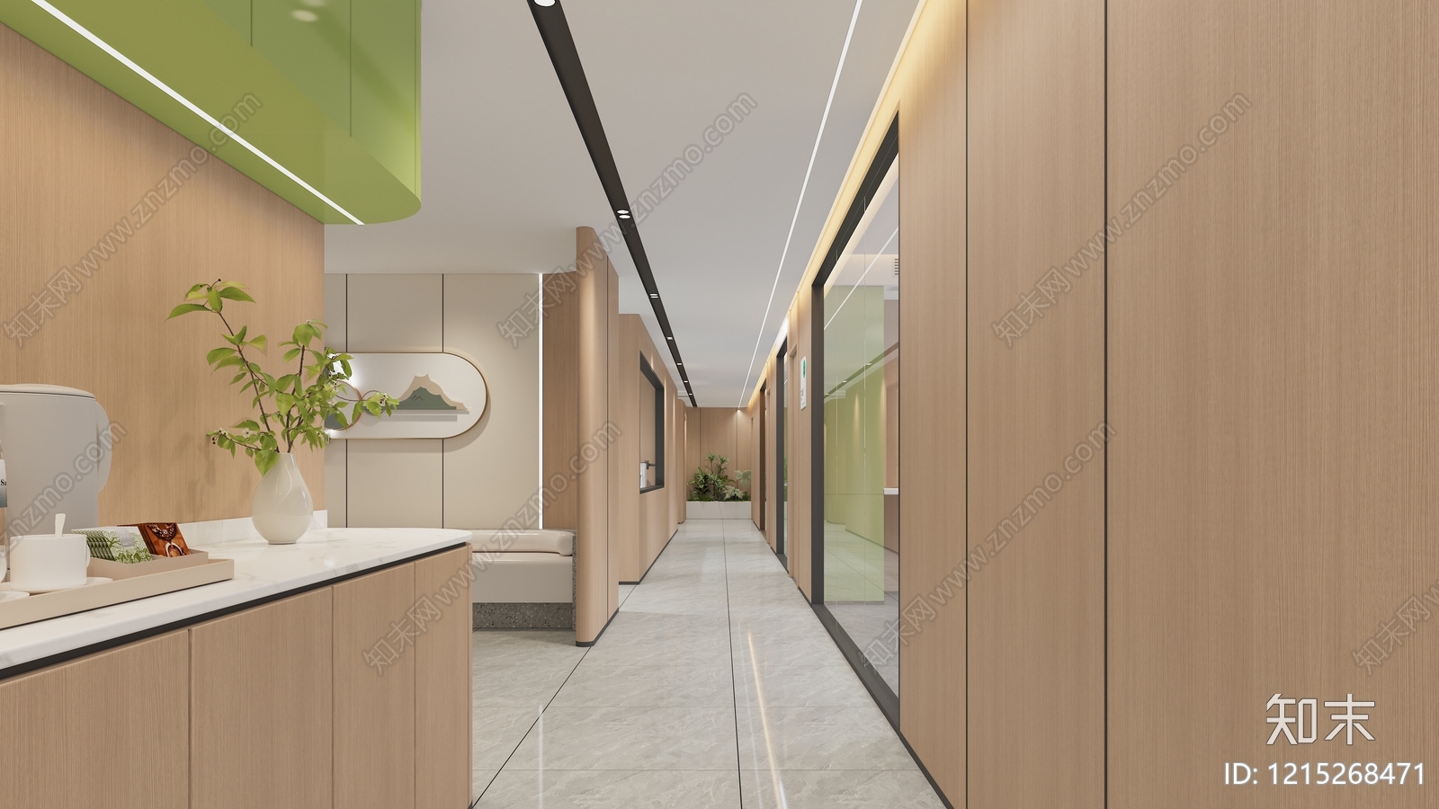 现代简约医院3D模型下载【ID:1215268471】
