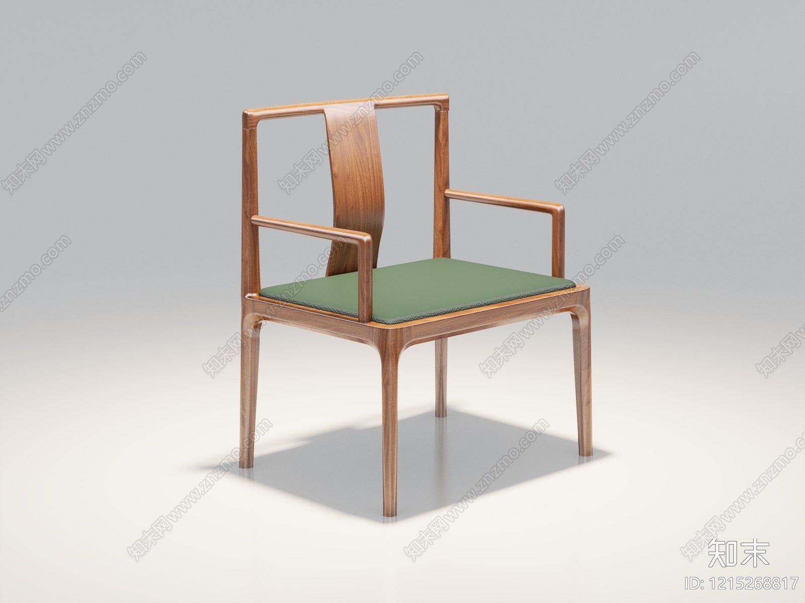 新中式餐椅3D模型下载【ID:1215268817】