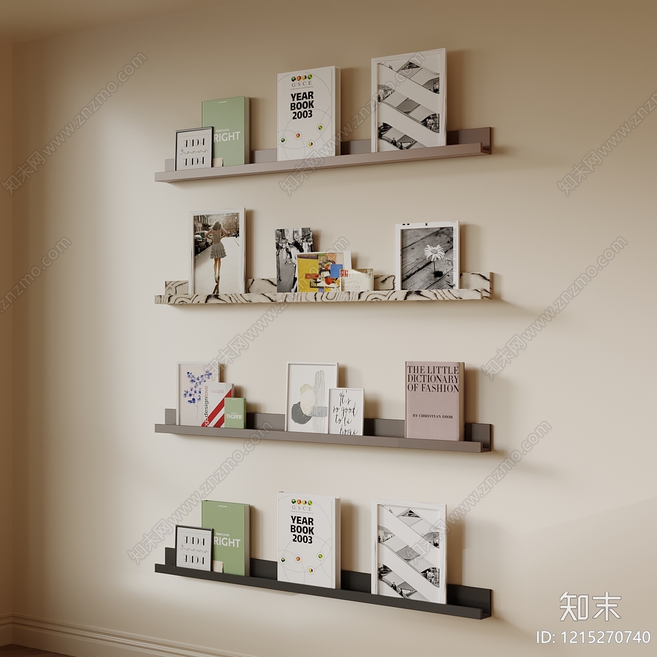 现代书架SU模型下载【ID:1215270740】