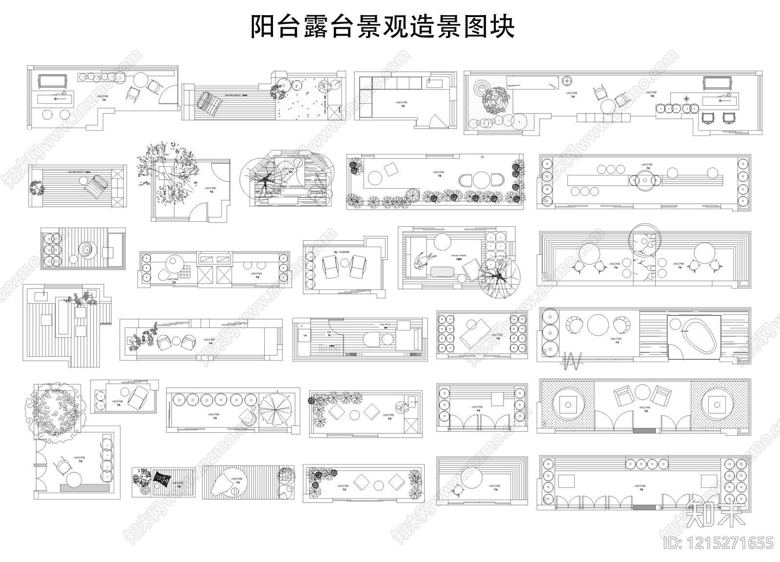 现代阳台施工图下载【ID:1215271655】