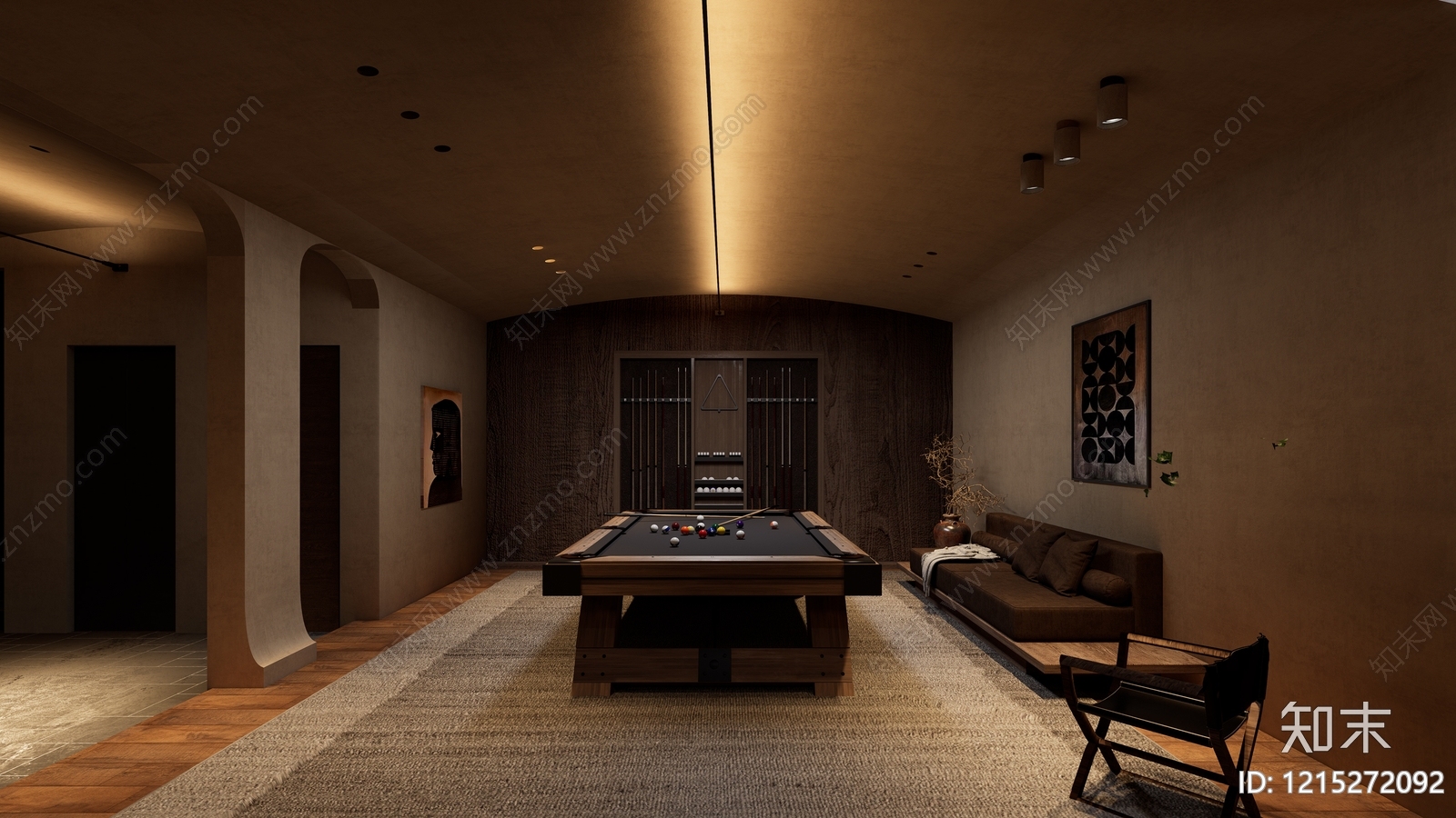 侘寂休息区3D模型下载【ID:1215272092】