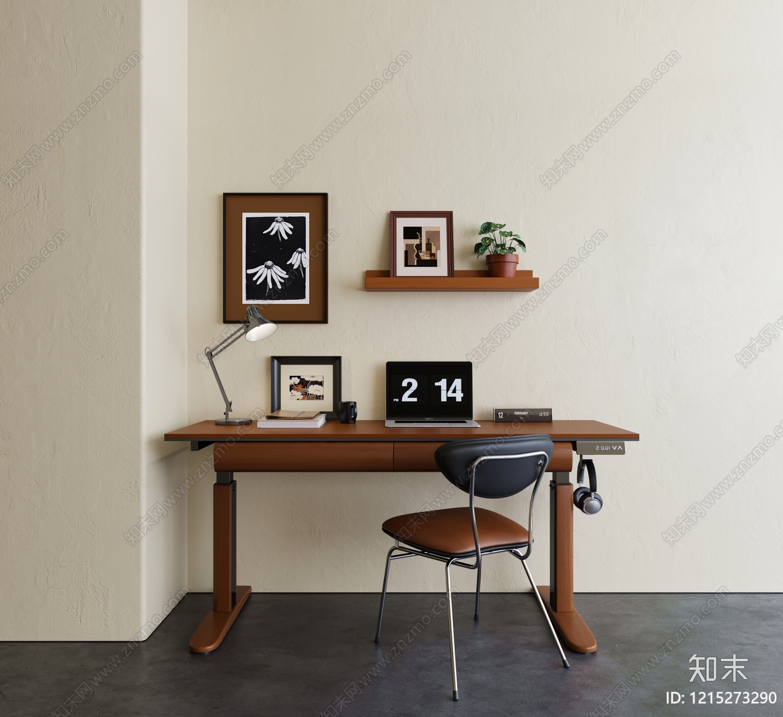 中古风书房3D模型下载【ID:1215273290】