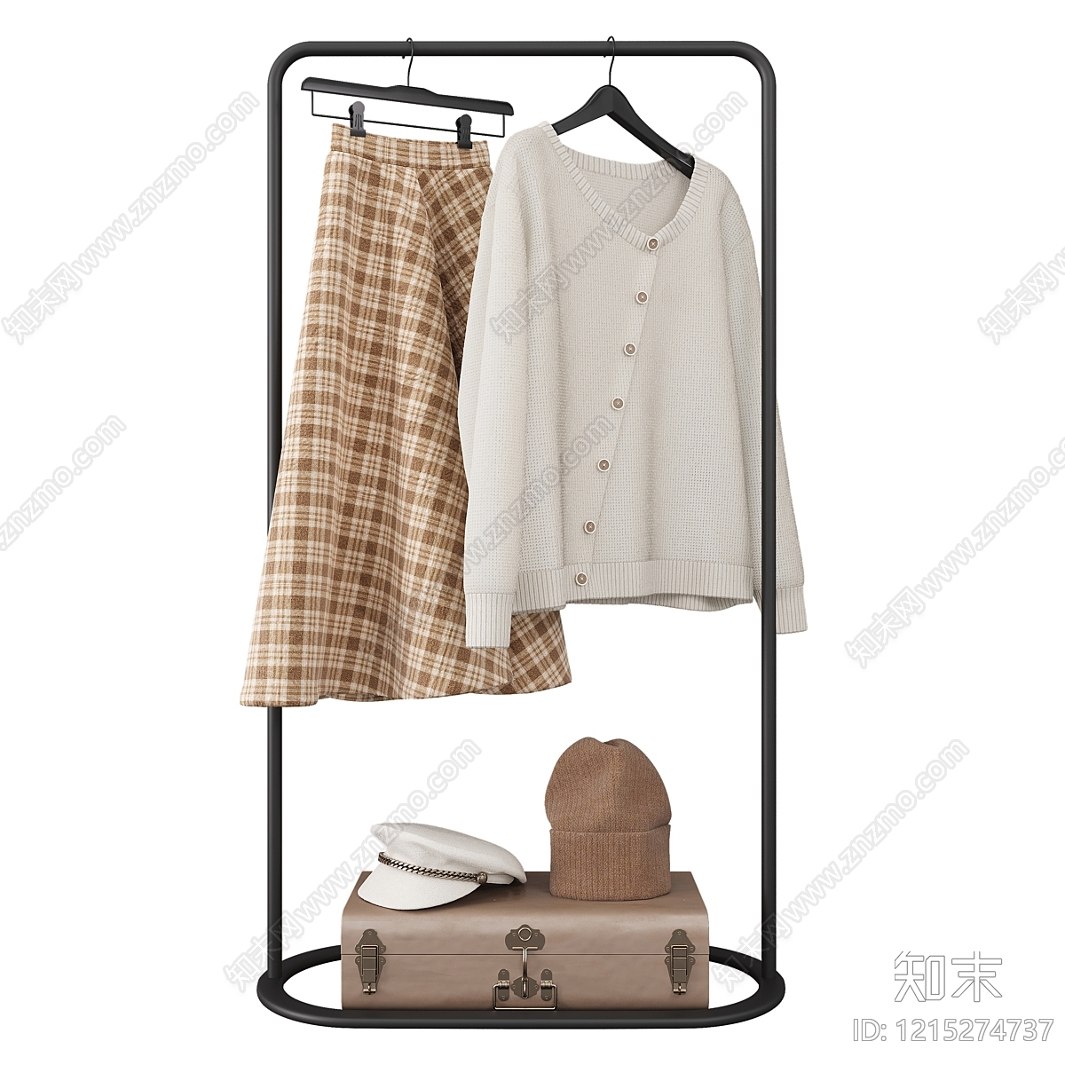 中古风展架SU模型下载【ID:1215274737】