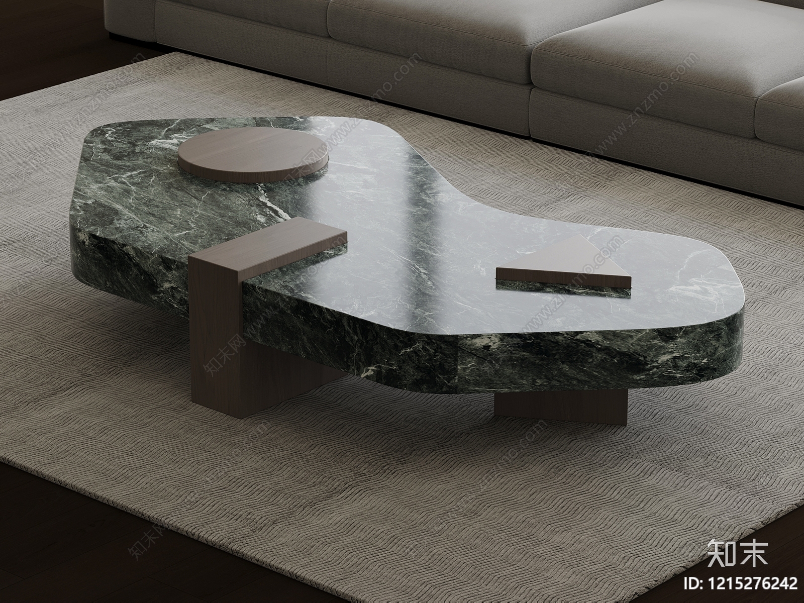 意式极简茶几3D模型下载【ID:1215276242】