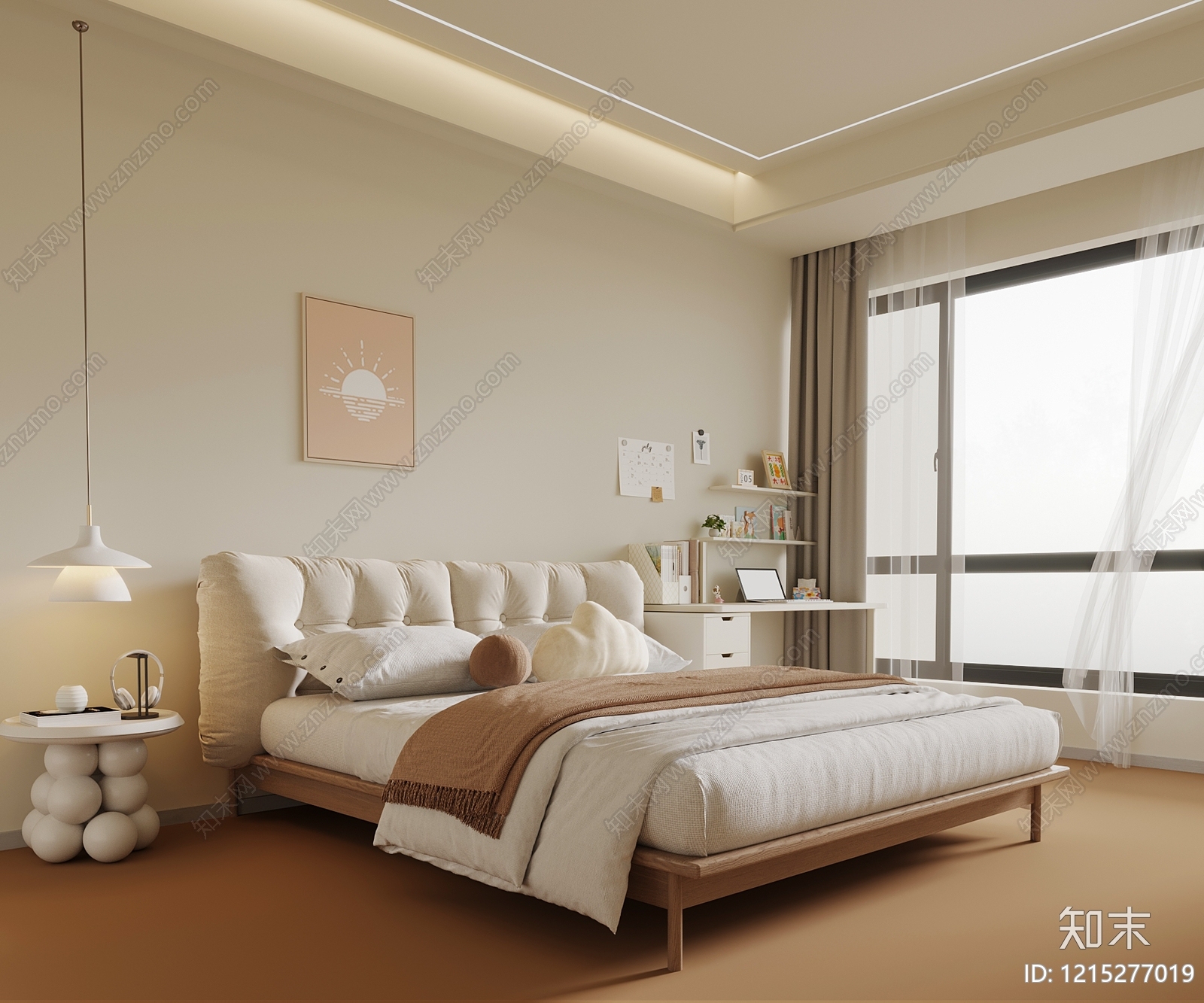 家居卧室3D模型精品下载_3dmax模型_知末网