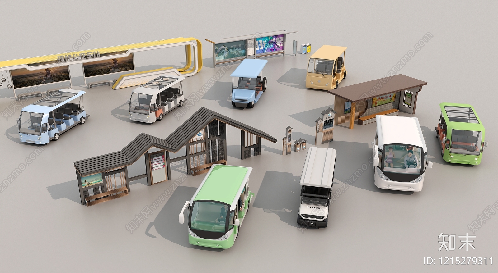 现代简约电动车SU模型下载【ID:1215279311】