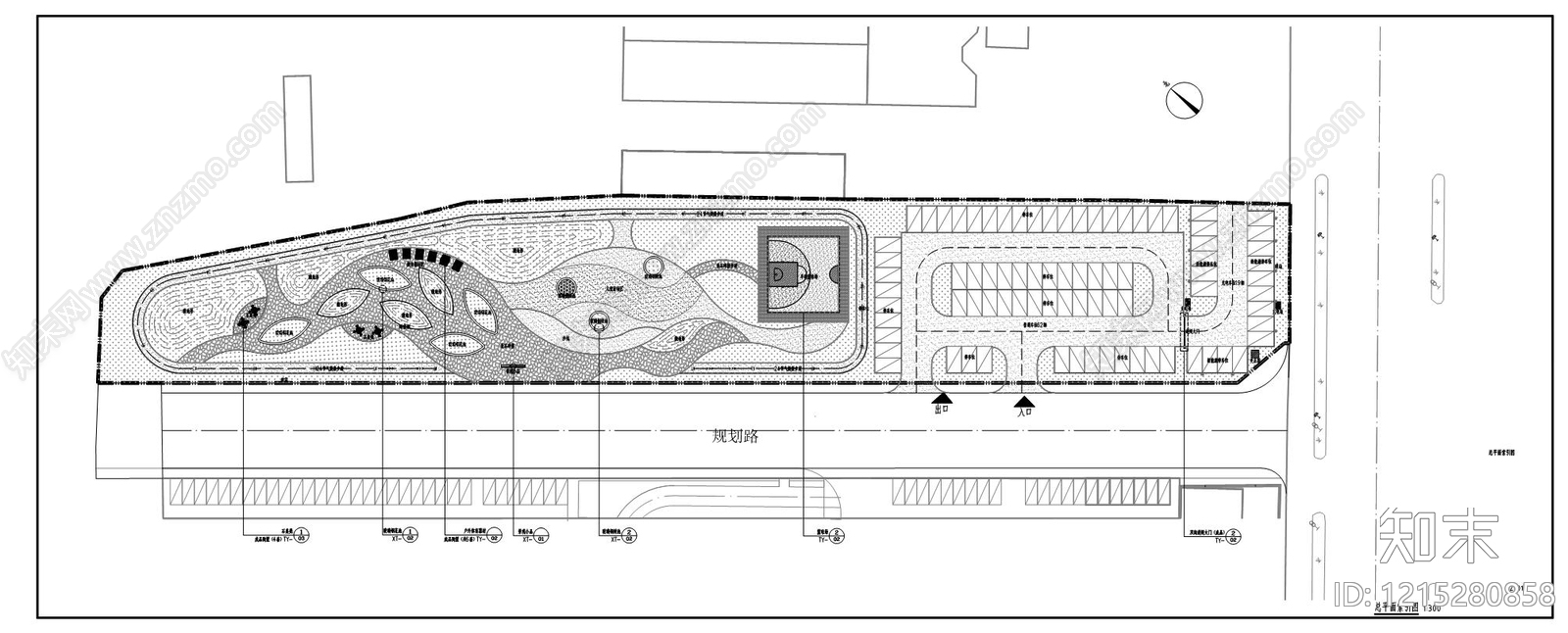 口袋公园施工图下载【ID:1215280858】
