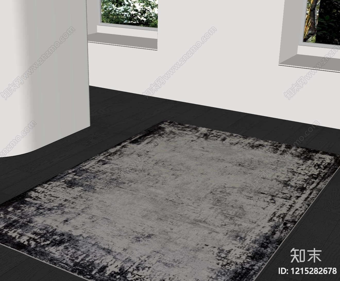 极简地毯SU模型下载【ID:1215282678】