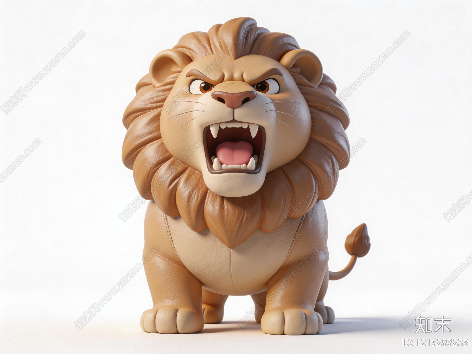 卡通拟物风虚拟人物SU模型下载【ID:1215283235】