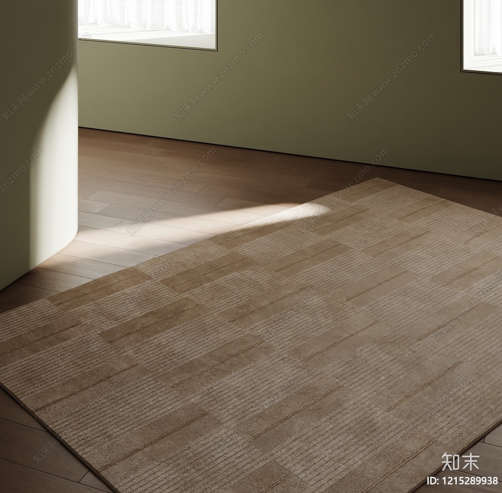 极简地毯SU模型下载【ID:1215289938】