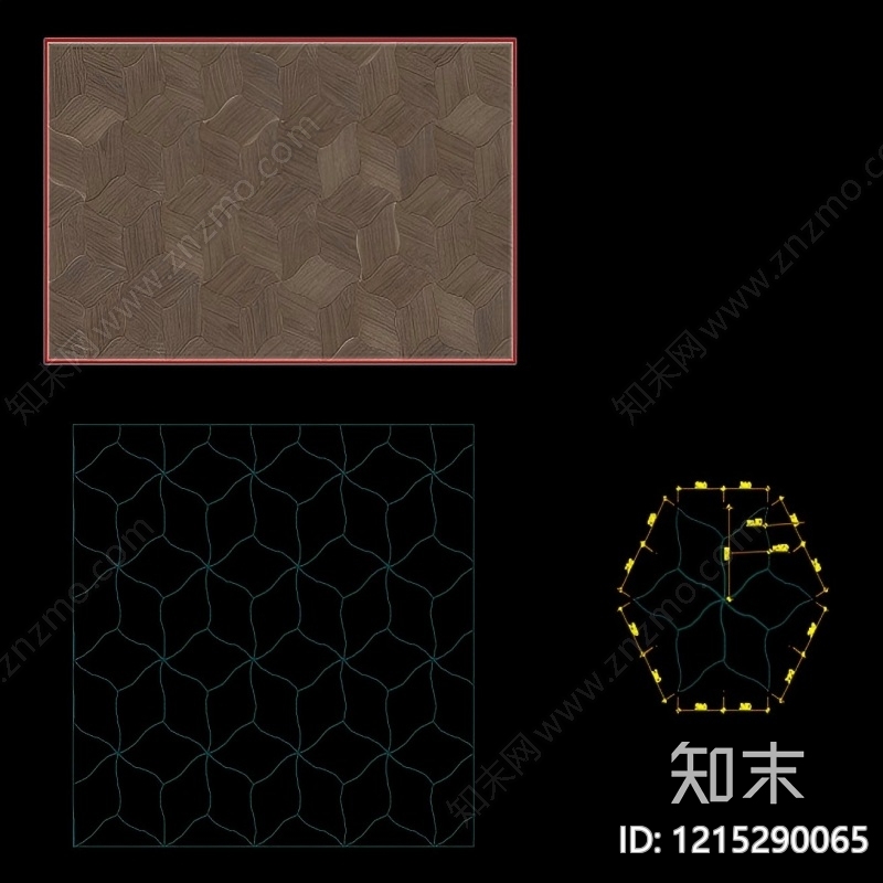 现代填充图案施工图下载【ID:1215290065】