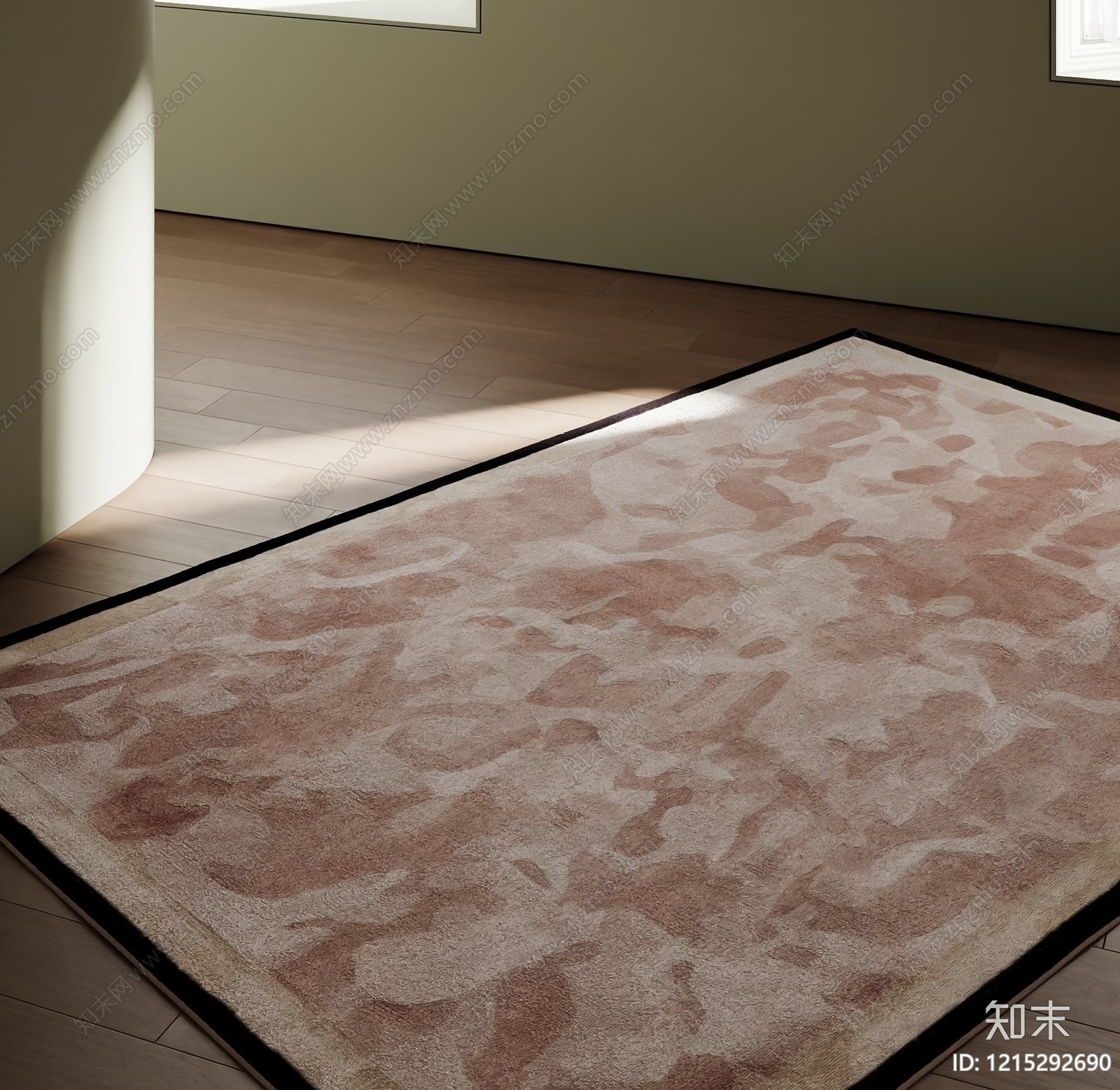 现代简约地毯SU模型下载【ID:1215292690】