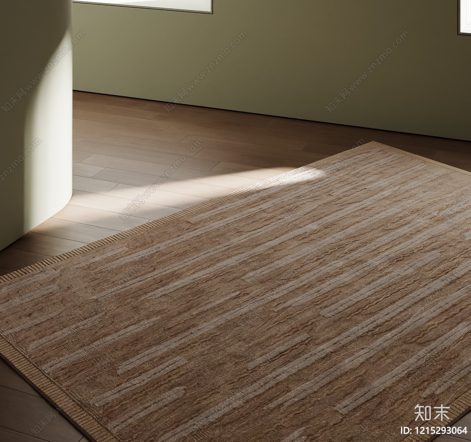 意式极简地毯SU模型下载【ID:1215293064】