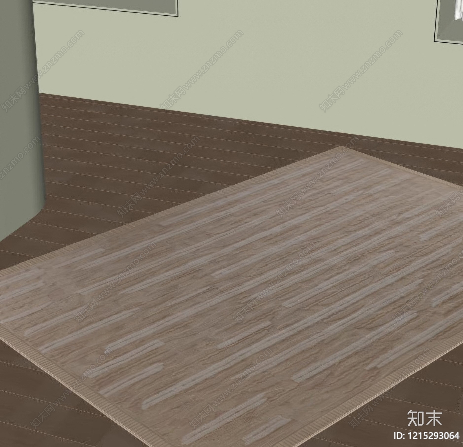 意式极简地毯SU模型下载【ID:1215293064】