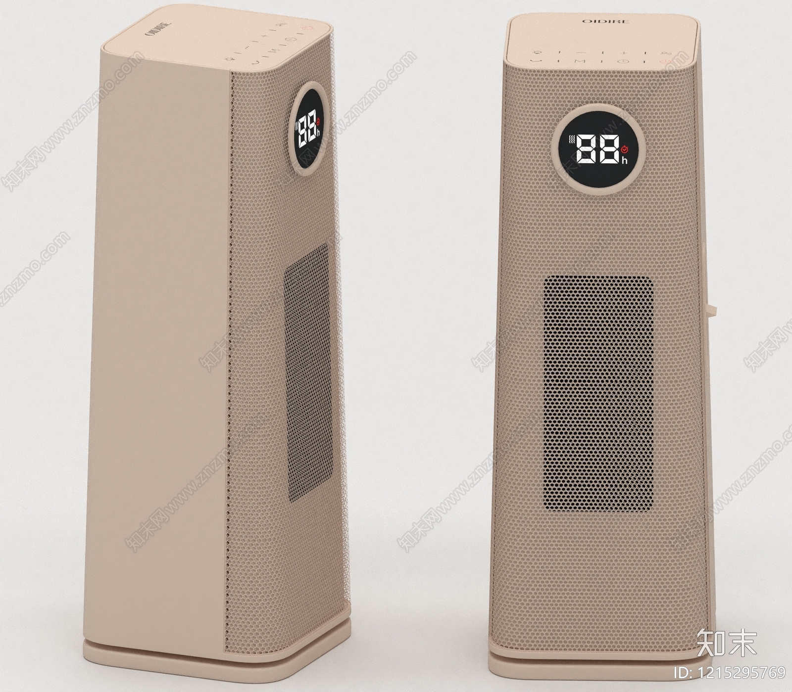 奶油风取暖器3D模型下载【ID:1215295769】