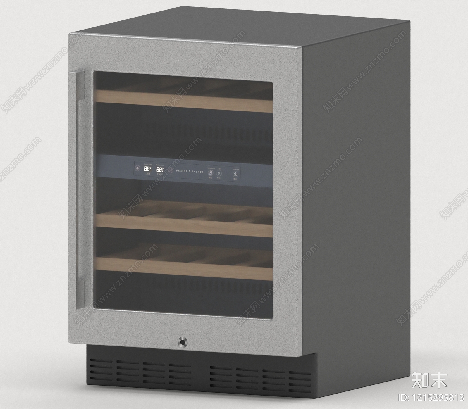 现代简约冰箱3D模型下载【ID:1215295813】