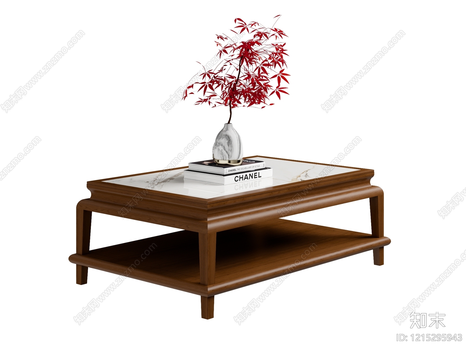 新中式茶几SU模型下载【ID:1215295943】