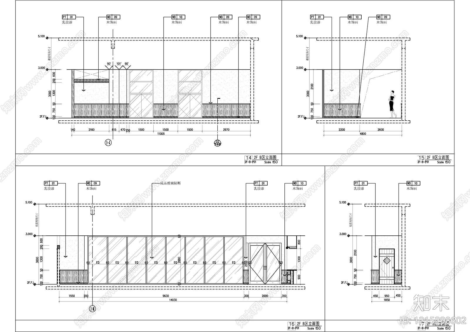 现代其他休闲娱乐空间cad施工图下载【ID:1215298602】