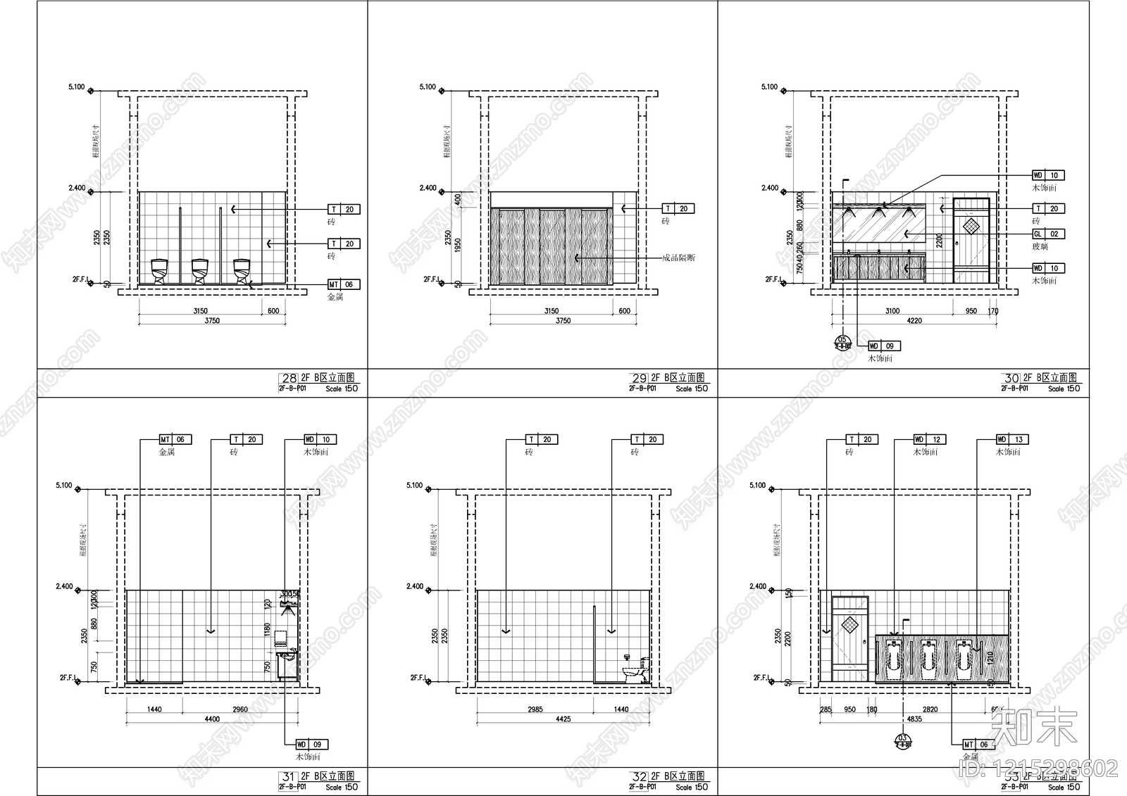 现代其他休闲娱乐空间cad施工图下载【ID:1215298602】