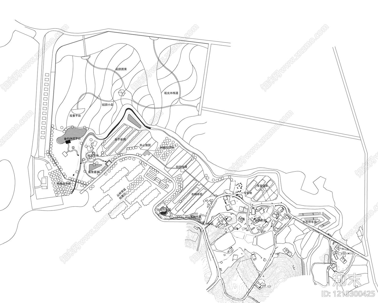 乡村规划施工图下载【ID:1215300425】