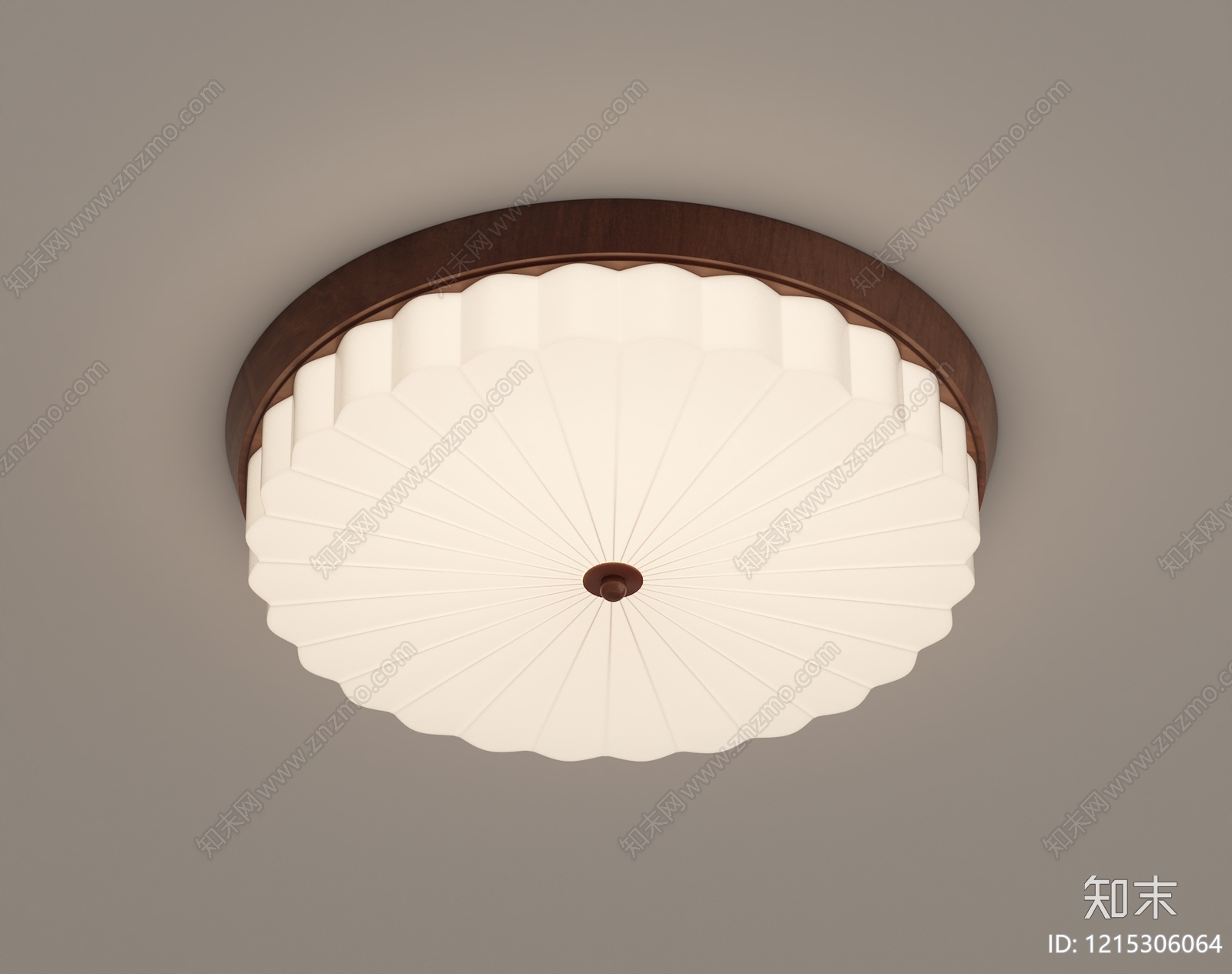 新中式儿童房吸顶灯3D模型下载【ID:1215306064】