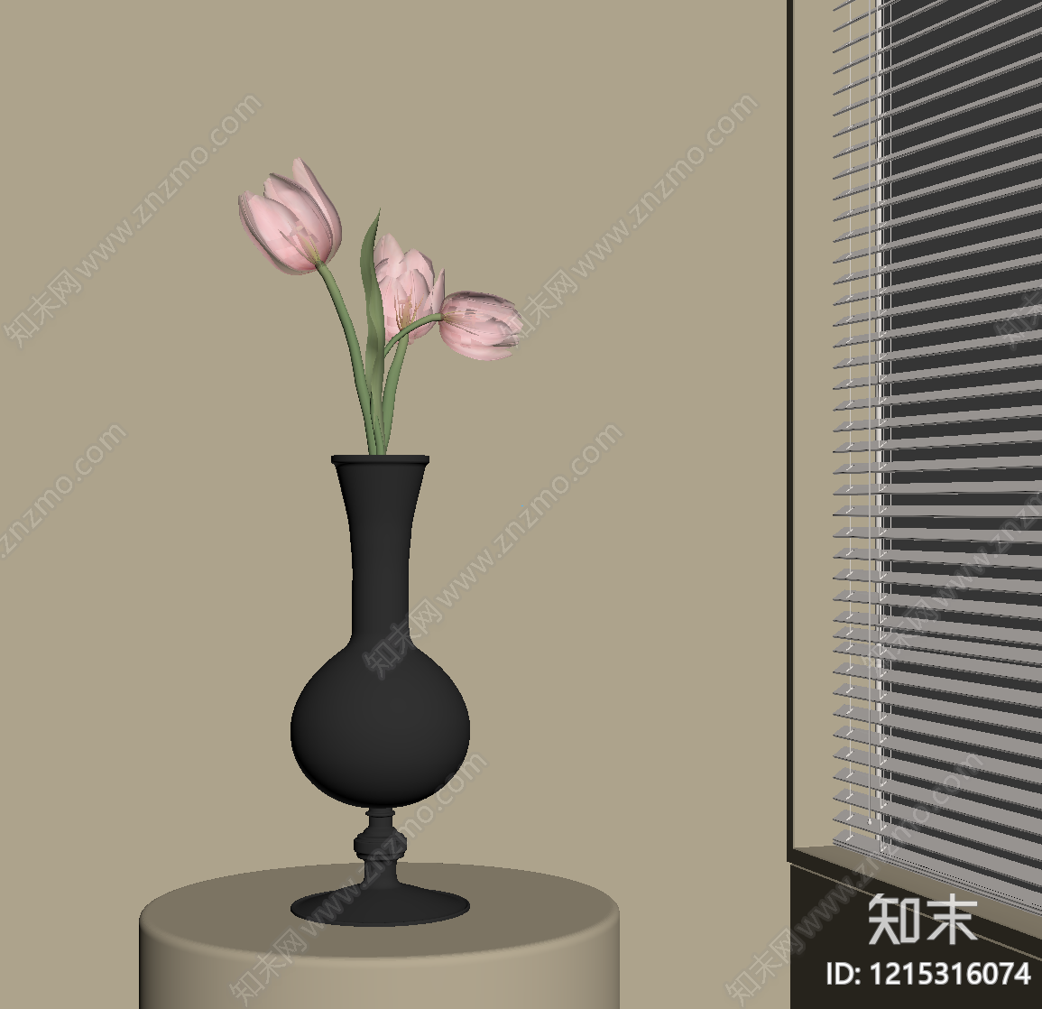 现代花瓶SU模型下载【ID:1215316074】