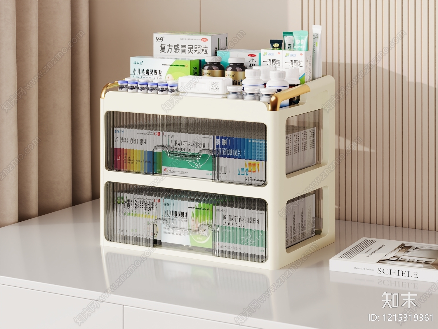 奶油风其他生活用品3D模型下载【ID:1215319361】