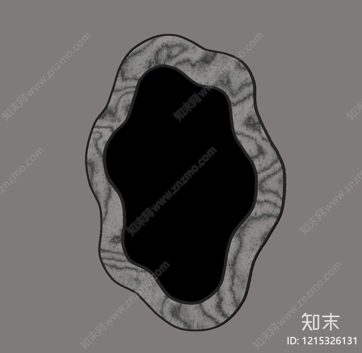 现代简约镜子SU模型下载【ID:1215326131】