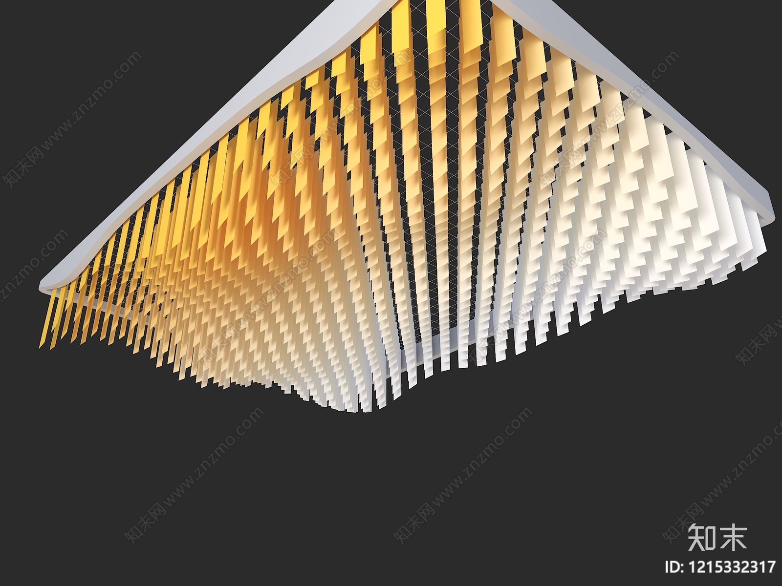 现代简约吊顶3D模型下载【ID:1215332317】