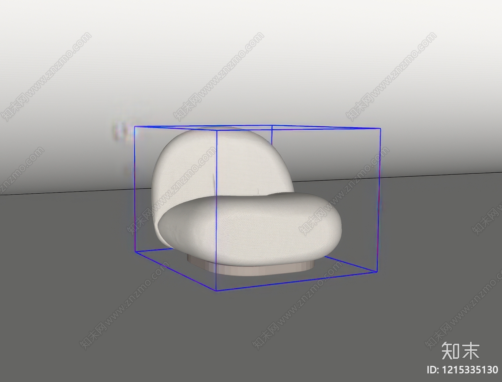 极简单人沙发SU模型下载【ID:1215335130】