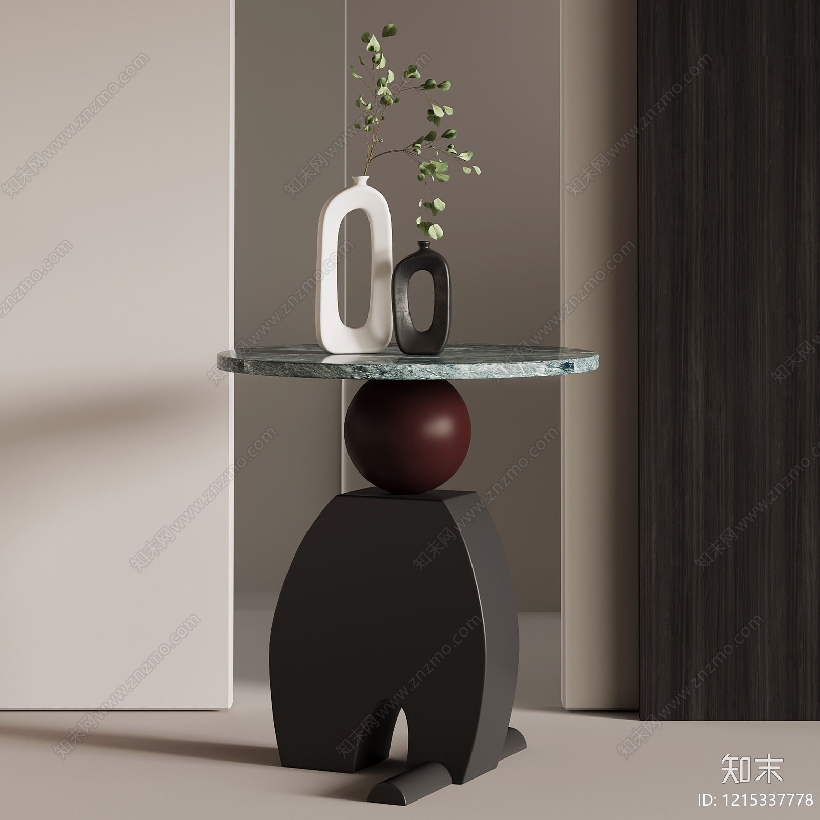 极简边几SU模型下载【ID:1215337778】