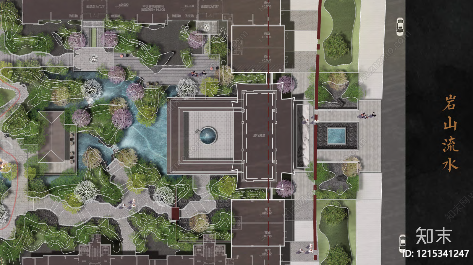 新中式现代架空层景观下载【ID:1215341247】