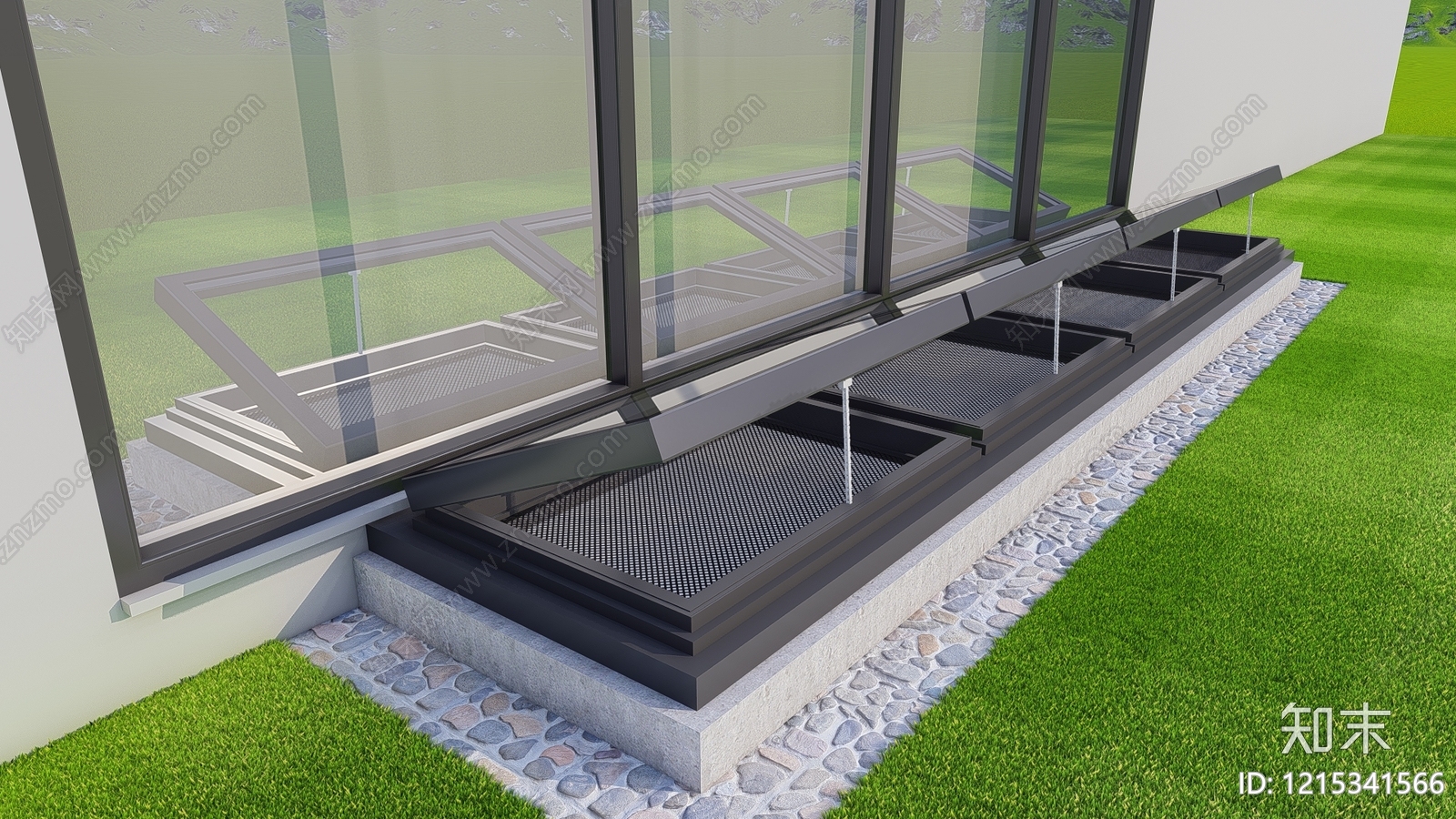 现代极简天窗SU模型下载【ID:1215341566】