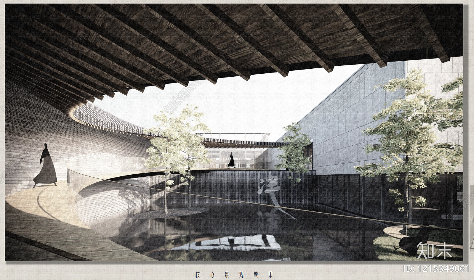 新中式侘寂示范区景观下载【ID:1215349061】