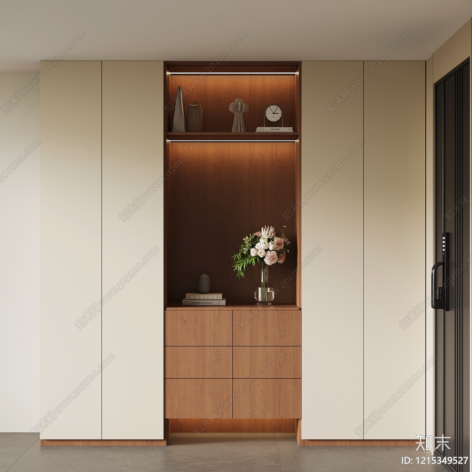 现代简约玄关3D模型下载【ID:1215349527】